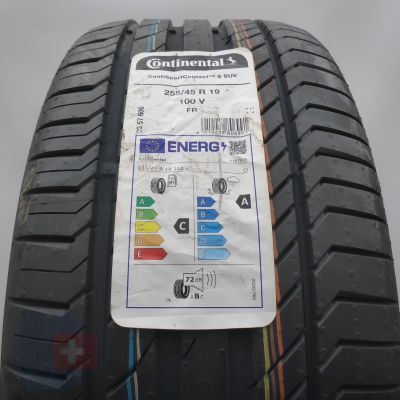 Opona 255/45 R19 1x CONTINENTAL 100V ContiSportContact5 SUV Letnia 2024 Nieużywana 
