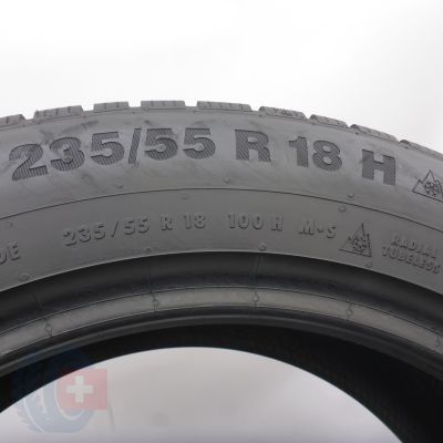 5. Opony 235/55 R18 2x CONTINENTAL 100H AO WinterContact TS850P Zimowe 2024 7,2-7,8mm