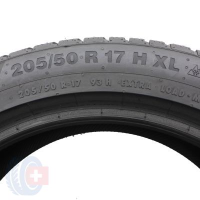 5. Opony 205/50 R17 2x CONTINENTAL 93H XL WinterContact TS850P Zimowe 2017 Jak Nowe Nieużywane