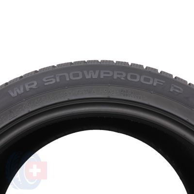 6. Opony 245/45 R18 2x NOKIAN 100V XL WR Snowproof P zimowe 7,8mm 2023 Jak Nowe