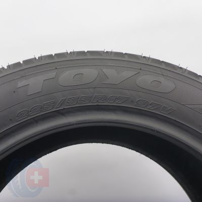 4. Opony 225/55 R17 2x TOYO 97V Proxes CF2 Letnie 2022  8,2mm