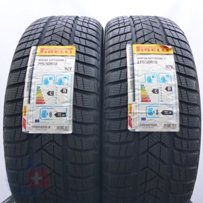 5. Opony 215/50 R18 4x PIRELLI 92V Winter Sottozero 3 Zimowe 2019 