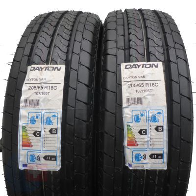 4. 4 x DAYTON 205/65 R16C 107/105T VAN Lato Jak Nowe Nieużywane 2018 