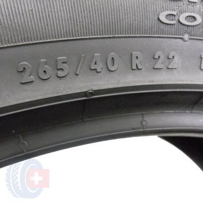 6. 2 x CONTINENTAL 265/40 R22 106Y XL LR Cross Contact LX M+S Sport Lato 7.2mm