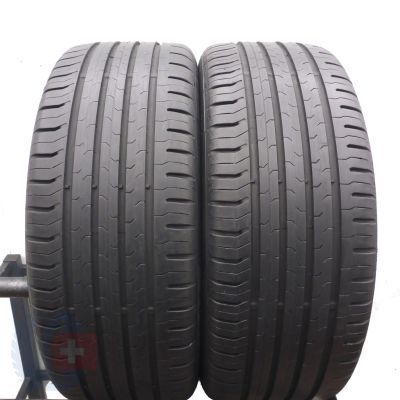 4. 4 x CONTINENTAL 215/45 R17 87V ContiEcoContact 5 Lato 2016, 2017 6,8-7,2mm