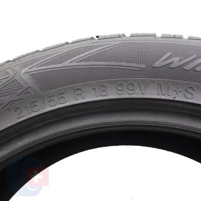 4. Opony 215/55 R18 2x VREDESTEIN 99V XL Wintrac Pro Zimowe 2021, 2022 6,8mm