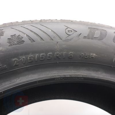 10. Opony 215/55 R18 4x DUNLOP 95H SP Winter Sport 4D RFT M0E Zimowe 2017 