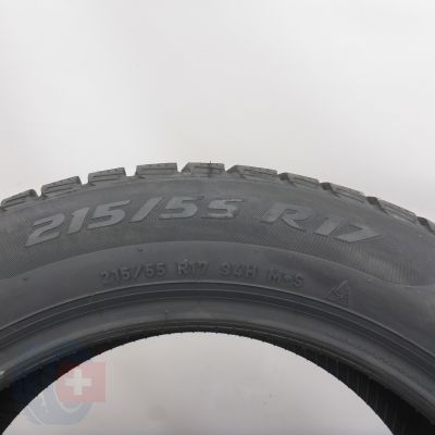 8. Opony 215/55 R17 4x PIRELLI 94H Winter Sottozero 3 Zimowe 2023