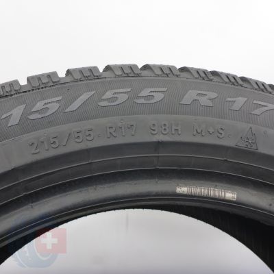 5. Opony 215/55 R17 2x PIRELLI 98H XL Winter 2 Cinturato Zimowe 2023 6,6-7mm