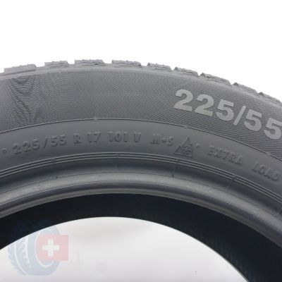 4. Opony 225/55 R17 2x CONTINENTAL 101V XL ContiWinterContact TS850P Zimowe 2018 7mm