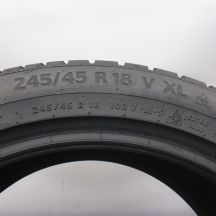8. Opony 245/45 R18 4x CONTINENTAL 100V XL WinterContact TS870 P Zimowe 2023 7,5-8,5mm