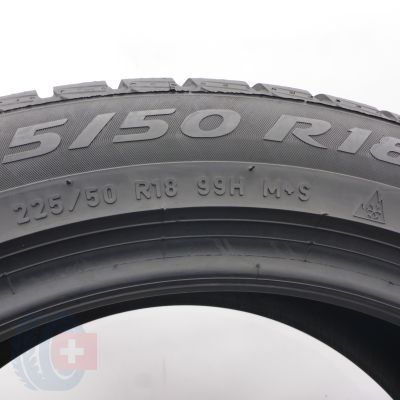 6. Opony 225/50 R18 4x PIRELLI 99H XL Sottozero 3 Winter AO Zimowe 2022 6,2-7mm