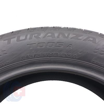 4. 2 x BRIDGESTONE 215/55 R18 95H Turanza T005A Lato 2021 6-6,2mm