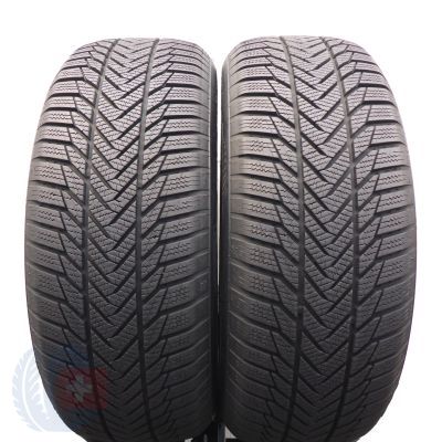 Opony 225/55 R17 2x ESA TECAR 101V XL SuperGrip Pro zimowe 7,5-7,8mm 2022 Jak Nowe