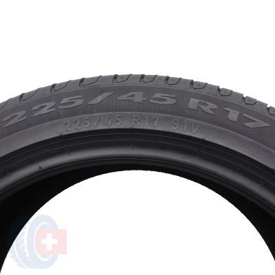 5. 4 x PIRELLI 225/45 R17 91V Cinturato P7 Lato 6-7mm 2018
