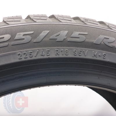 6. Opona 225/45 R18 1x PIRELLI 95V XL Winter Sottozero 3 RFT BMW Zimowa 2018 7mm