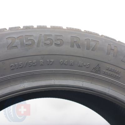 6. Opony 215/55 R17 2xCONTINENTAL 94H WinterContact TS 870 P Zimowe 2021