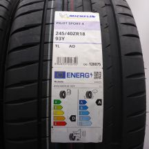 3. Opony 245/40 R18 4x MICHELIN 93Y AO PilotSport 4 Letnie 2025 NOWE