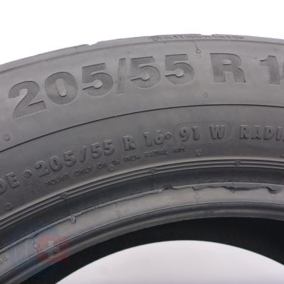 4. Opony 205/55 R16 2x CONTINENTAL 91W ContiPremiumContact 5 Letnie 2018 6,8mm
