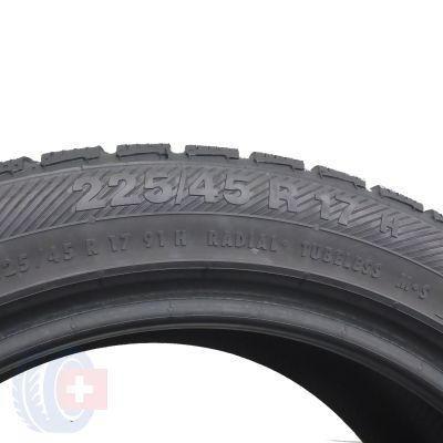 6. 2 x BARUM 225/45 R17 91H Polaris 3 Zima 5.5mm