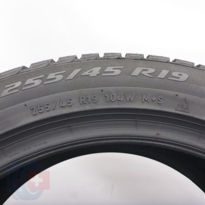5. Opony 255/45 R19 2x PIRELLI 104W XL T0 Sottozero 3 Winter Zimowe 2024 7,2mm