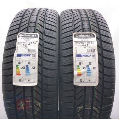 3. Opony 235/45 R21 4x CONTINENTAL 101T XL  WinterContact TS 870 P Zimowe 2022 