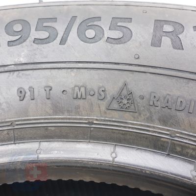 6. Opony 195/65 R15 2x BARUM 91T Polaris 5 Zimowe 2023