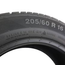 4. 2 x CONTINENTAL 205/60 R16 92H ContiWinterContact TS 830 P BMW Zima 2015, 2017 5,8-6,2mm