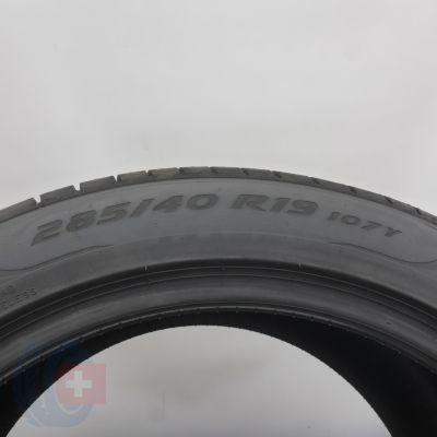 5. Opony 285/40 R19 2x PIRELLI 107Y XL P Zero Elect T0 PNCS Letnie 2021 