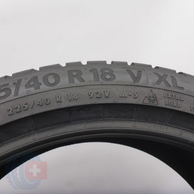 4. Opona 225/40 R18 1x CONTINENTAL 92V XL WinterContact TS 870 P Zimowa 2022 8mm 