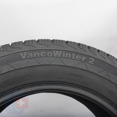 5. Opony 205/65 R16C 2x CONTINENTAL107/105T VancoWinter 2 Zimowe 2022 9,8-9mm 