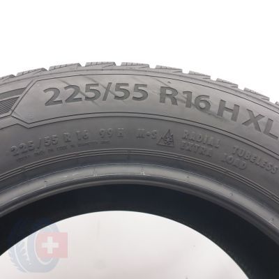 6. Opony 225/55 R16 2x BARUM 99H XL Polaris 5 Zimowe 2021 7,5mm