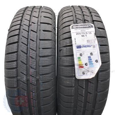 Opony 205/70 R15 2x CONTINENTAL 96T CrossContact Winter Zimowe 2022 Jak Nowe