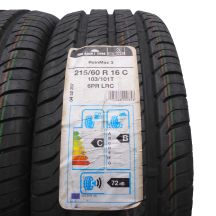 2. Opony 215/60 R16C 4x UNIROYAL 103/101T RainMax 3 letnie 2019 Jak Nowe