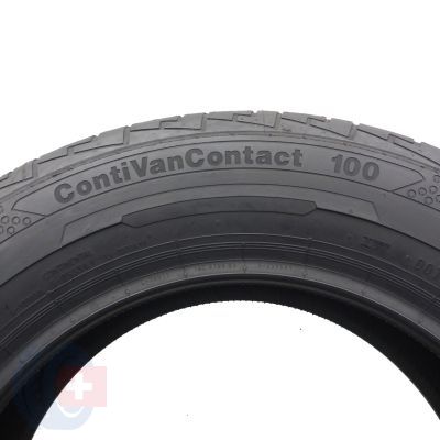 7. Opony 215/60 R16C 4x CONTINENTAL 103/101T ContiVanContact 100 Letnie 2020 Jak Nowe