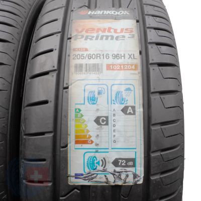 3. Opony 205/60 R16 2x HANKOOK 96H XL Ventus Prime 3 Letnie 2017 Nieużywane