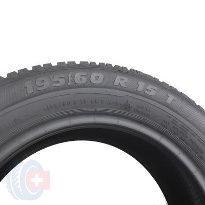 5. 4 x SEMPERIT 195/60 R15 88T Master-Grip 2 Zima 2018 Jak Nowe 6,8 ; 7,2mm