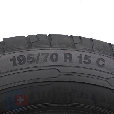 4. 2 x CONTINENTAL 195/70 R15C 104/102R ContiVanContact 200 Lato 2014 7,2mm