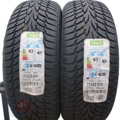 4. 4 x NOKIAN 215/65 R15 100H XL WR D3 Zima NIEUŻYWANE JAK NOWE 2017