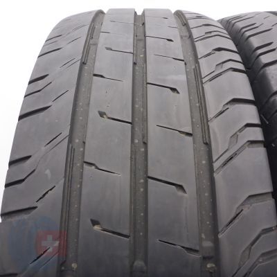 2. Opony 225/65 R16C 2x CONTINENTAL 112/110R ContiVanContact 200 Letnie 2022 7,8-8,2mm