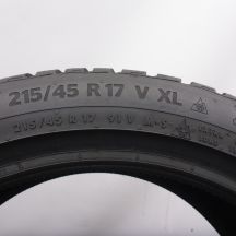6. Opony 215/45 R17 4x CONTINENTAL 91V XL WinterContact TS870 Zimowe 2024 6,8-7,5mm
