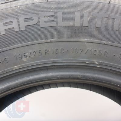 6. Opony 195/75 R16C 2x NOKIAN 107/105R Hakkapelitta C3 KOLCE Zimowe 2020 Jak Nowe