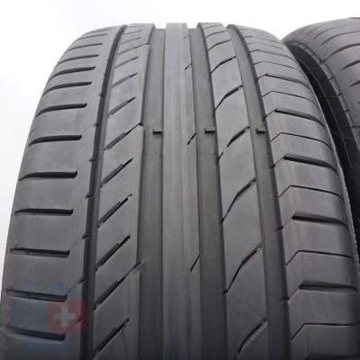 2. Opony 225/45 R17 2x CONTINENTAL 91W M0 ContiSportContact 5 Letnie 2019 6,8mm