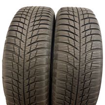 3. 4 x BRIDGESTONE 185/65 R15 88T Blizzak LM 001 Zima 7-8mm 