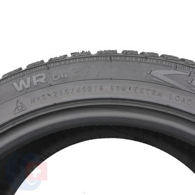 6. Opony 215/45 R16 4x NOKIAN 90H XL WR D4 Zimowe 2015 Nieużywane 