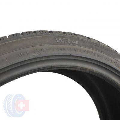 5. 4 x NOKIAN 215/40 R17 87V XL WR A3 Zima 2011 Nieużywane 