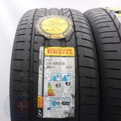 2. Opony 265/45 R20 2x PIRELLI 108Y XL  P Zero MGT Letnie 2018 Jak Nowe