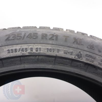 7. Opony 235/45 R21 4x CONTINENTAL 101T XL  WinterContact TS 870 P Zimowe 2022 