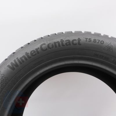 4. Opona 215/55 R16 1x CONTINENTAL 93H WinterContact TS 870 Zimowa 2022 Jak Nowa
