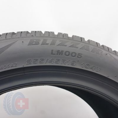 6. Opony 255/45 R19 4x BRIDGESTONE 104V XL Blizzak LM005 Zimowe 2024 8-7,5mm